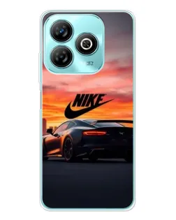 Чохол для ZTE Blade A75 з картинкою «Nike та суперкар»