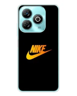 Чохол для ZTE Blade A75 з картинкою «Золотий логотип Nike»