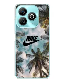 Чохол для ZTE Blade A75 з картинкою «Тропічний принт Nike» Чохол для ZTE Blade A75 з картинкою «Тропічний принт Nike»