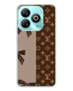 Чехол для ZTE Blade A75 с картинкой «Louis Vuitton — банты»