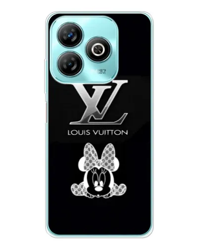 Чехол для ZTE Blade A75 с картинкой «LV и Минни Маус»