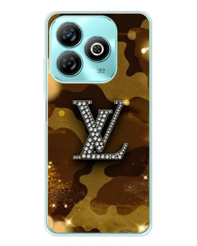 Чехол для ZTE Blade A75 с картинкой «Камуфляжный Louis Vuitton»