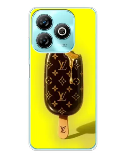 Чехол для ZTE Blade A75 с картинкой «Мороженое от LV»