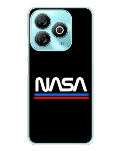 Чохол для ZTE Blade A75 з картинкою «NASA — класика Red Blue»