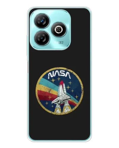 Чохол для ZTE Blade A75 з картинкою «NASA — емблема місії»