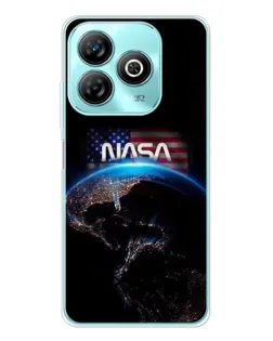 Чохол для ZTE Blade A75 з картинкою «Земля з космосу NASA»
