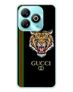 Чехол для ZTE Blade A75 с картинкой «Тигр Gucci»