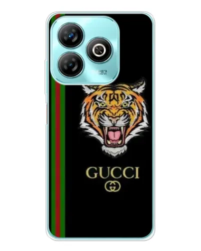 Чехол для ZTE Blade A75 с картинкой «Тигр Gucci»