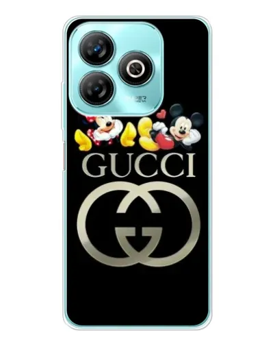 Чехол для ZTE Blade A75 с картинкой «Gucci — герои Disney»