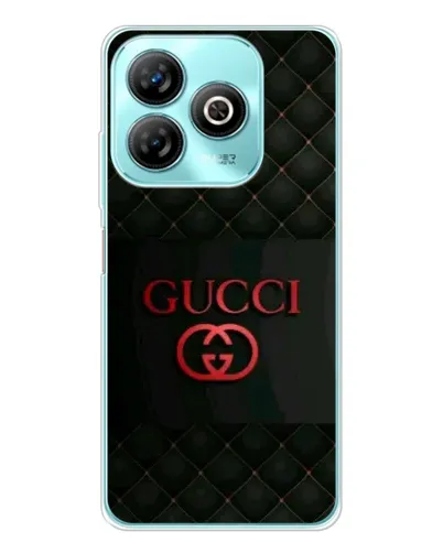 Чехол для ZTE Blade A75 с картинкой «Gucci — стеганый черный»