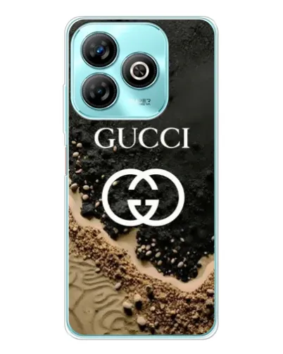Чехол для ZTE Blade A75 с картинкой «Gucci — песчаные дюны»