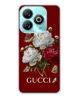 Чехол для ZTE Blade A75 с картинкой «Gucci —  сад»