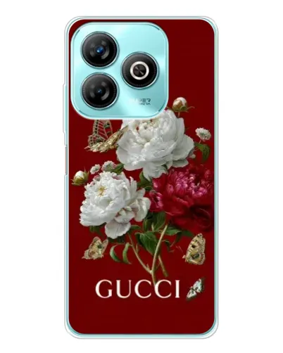Чехол для ZTE Blade A75 с картинкой «Gucci —  сад»