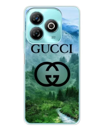 Чехол для ZTE Blade A75 с картинкой «Gucci — горный пейзаж»