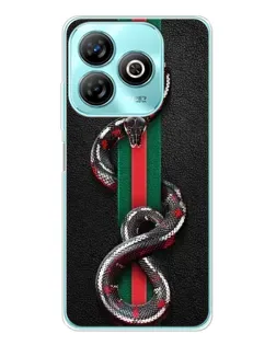 Чохол для ZTE Blade A75 з картинкою «Gucci — змія на смузі»