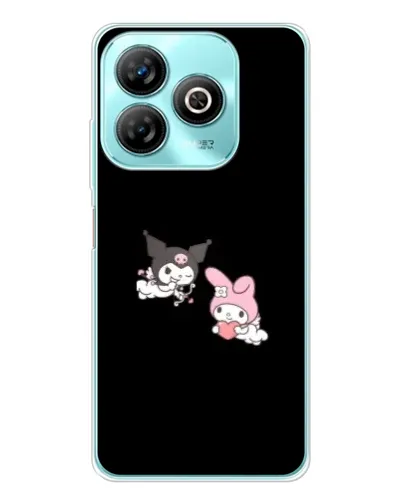 Чохол для ZTE Blade A75 з картинкою «My Melody та Kuromi»