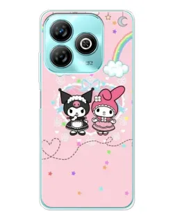 Чохол для ZTE Blade A75 з картинкою «My Melody та Kuromi»