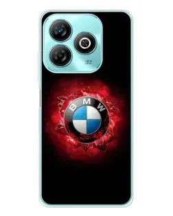 Чохол для ZTE Blade A75 з картинкою «Логотип BMW — спалах»