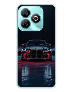 Чохол для ZTE Blade A75 з картинкою «BMW на мокрій дорозі»