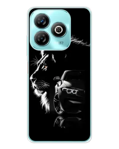 Чохол для ZTE Blade A75 з картинкою «BMW та лев» Чохол для ZTE Blade A75 з картинкою «BMW та лев»