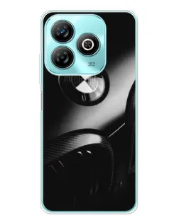 Чохол для ZTE Blade A75 з картинкою «Емблема BMW — макро»