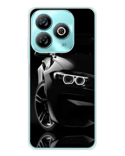Чехол для ZTE Blade A75 с картинкой «Черная BMW — профиль» Чехол для ZTE Blade A75 с картинкой «Черная BMW — профиль»