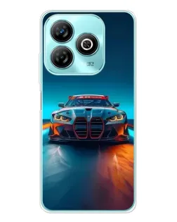 Чехол для ZTE Blade A75 с картинкой «BMW — огни неона» Чехол для ZTE Blade A75 с картинкой «BMW — огни неона»