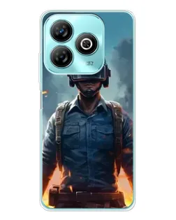 Чохол для ZTE Blade A75 з картинкою «PUBG — реалістичний герой»