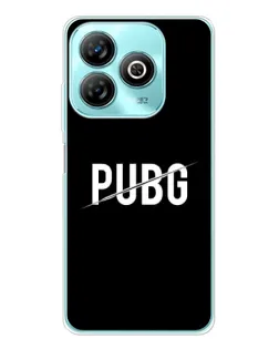 Чохол для ZTE Blade A75 з картинкою «PUBG — білий логотип»