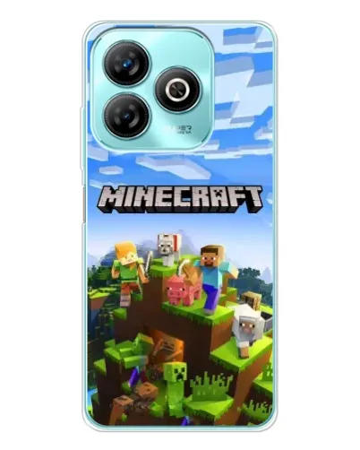 Чехол для ZTE Blade A75 с картинкой «Minecraft классический мир» Чехол для ZTE Blade A75 с картинкой «Minecraft классический мир»