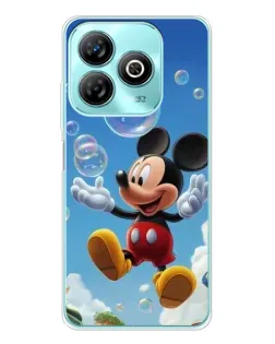 Чохол для ZTE Blade A75 з картинкою «Mickey та мильні бульбашки»