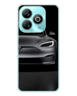 Чохол для ZTE Blade A75 з картинкою «Tesla Model S Look»