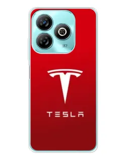Чехол для ZTE Blade A75 с картинкой «Tesla Red Classic» Чехол для ZTE Blade A75 с картинкой «Tesla Red Classic»