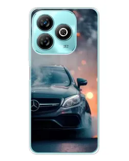 Чехол для ZTE Blade A75 с картинкой «Mercedes — ночной город» Чехол для ZTE Blade A75 с картинкой «Mercedes — ночной город»