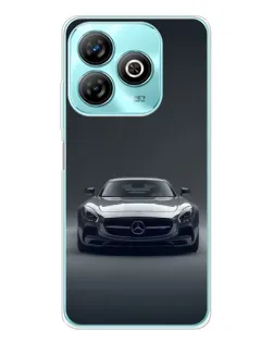 Чохол для ZTE Blade A75 з картинкою «Mercedes на чорному»