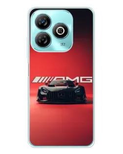 Чохол для ZTE Blade A75 з картинкою «Mercedes AMG — червона лінія»
