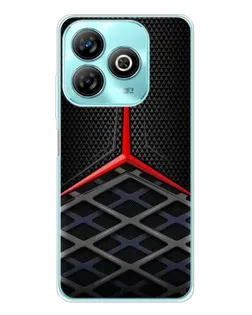 Чохол для ZTE Blade A75 з картинкою «Mercedes Carbon Grid»