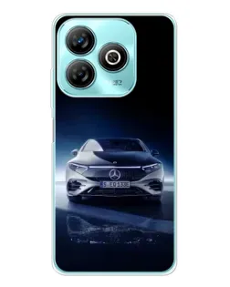 Чохол для ZTE Blade A75 з картинкою «Нічний Mercedes EQ»