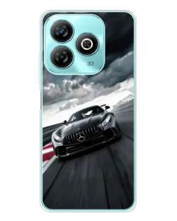Чохол для ZTE Blade A75 з картинкою «Гоночний Mercedes AMG»