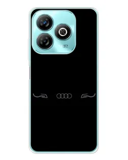 Чехол для ZTE Blade A75 с картинкой «Audi — световой подпись» Чехол для ZTE Blade A75 с картинкой «Audi — световой подпись»