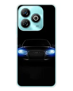 Чохол для ZTE Blade A75 з картинкою «Audi в неоні»