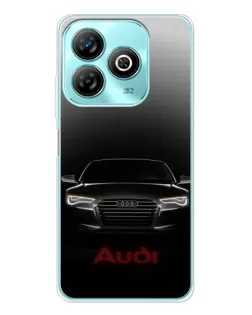 Чохол для ZTE Blade A75 з картинкою «Audi — градієнтний контур»