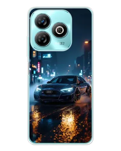 Чохол для ZTE Blade A75 з картинкою «Нічне місто та Audi» Чохол для ZTE Blade A75 з картинкою «Нічне місто та Audi»