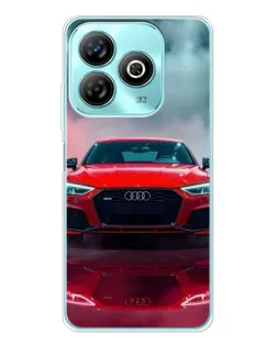 Чохол для ZTE Blade A75 з картинкою «Audi RS — червоний стиль»