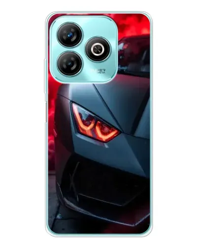 Чохол для ZTE Blade A75 з картинкою «Lamborghini червоне сяйво»