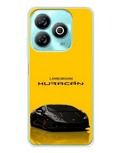 Чохол для ZTE Blade A75 з картинкою «Lamborghini Huracan чорний»