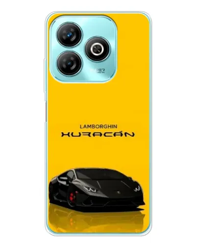 Чохол для ZTE Blade A75 з картинкою «Lamborghini Huracan чорний»