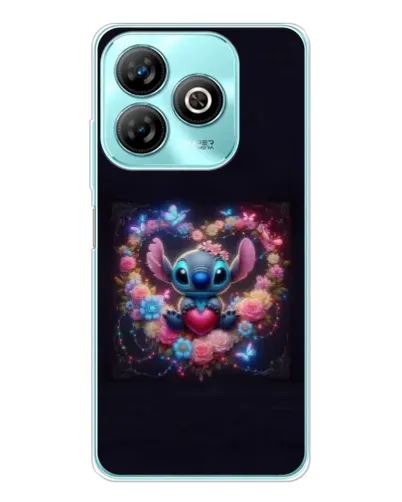 Чехол для ZTE Blade A75 с картинкой «Stitch в цветах» Чехол для ZTE Blade A75 с картинкой «Stitch в цветах»