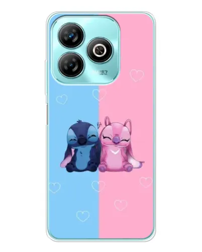 Чехол для ZTE Blade A75 с картинкой «Stitch и Angel Love» Чехол для ZTE Blade A75 с картинкой «Stitch и Angel Love»