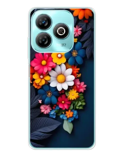 Чохол для ZTE Blade A75 з картинкою «Квіткова феєрія»
